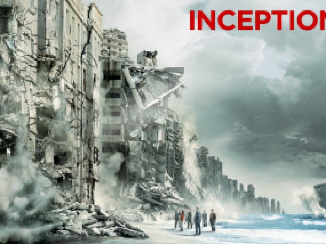 Inception directed by Christopher Nolan