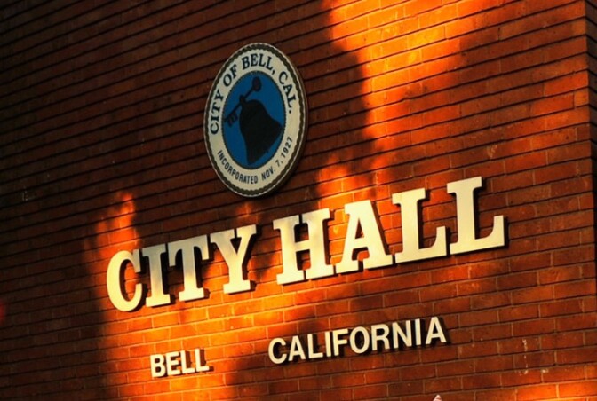 Bell City Hall on September 21, 2010 in Los Angeles, California.