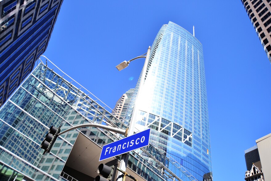 After three years of construction, the Wilshire Grand Center opens its doors on June 23, 2017.