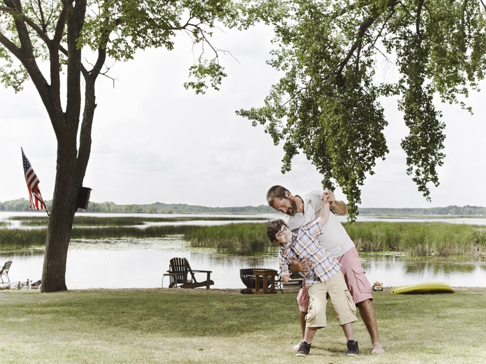 Caleb has a developmental disability and is largely nonverbal. When Matt, an actor in Annandale, Minn., did his movement and acting exercises, he noticed that Caleb reacted strongly to them. They started doing them together, opening up a new way for father and son to communicate.