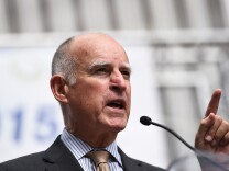 File: California Gov. Jerry Brown on Thursday, January 7.