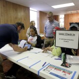 CINCINNATI, OH - MARCH 15: Ohio voters go to the polls for the Ohio primary March 15, 2016 at St. Andrews Episcopal Church in Cincinnati, Ohio. Voters cast ballots in the presidential primary in Illinois, Missouri, North Carolina, Ohio and Florida today. (Photo by John Sommers II/Getty Images)