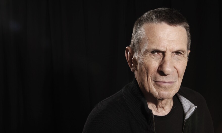 Actor Leonard Nimoy, a cast member in "Star Trek", poses for a portrait in Beverly Hills, Calif. on Sunday, April 26, 2009. 