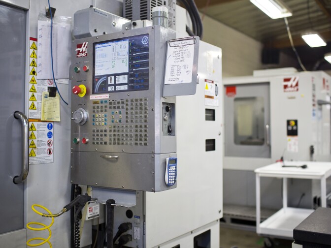 Custom fixtures for water features are built inside WET's "Toyshops," the manufacturing facility at the company's headquarters in Sun Valley, Calif.