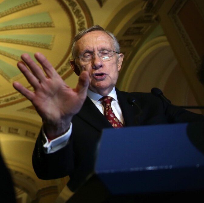 Senate Majority Leader Senator Harry Reid, D-Nev.