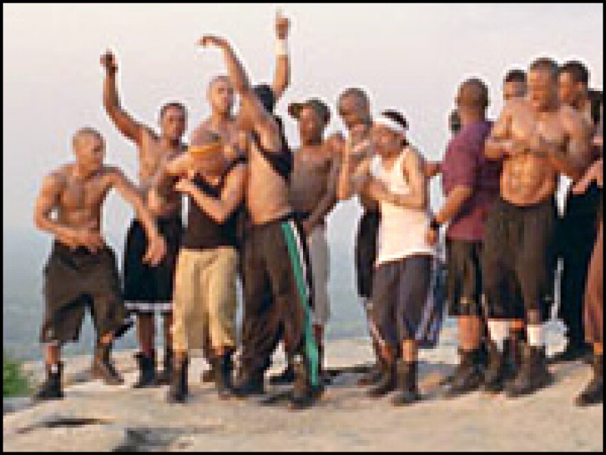 Just Us Guys: A stomp dance crew in <em>Stomp the Yard</em>.