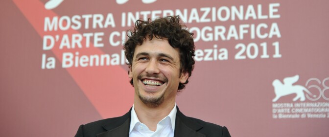 James Franco poses during the photocall of "Sal" at the 68th Venice Film Festival on September 4, 2011 at Venice Lido.