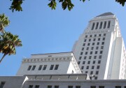 City Hall in Downtown Los Angeles on August 17, 2017.