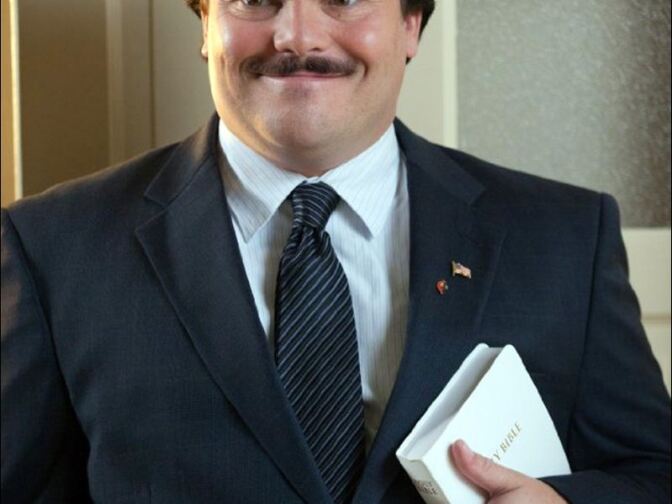  Still from the new film, "Bernie," starring Jack Black.  