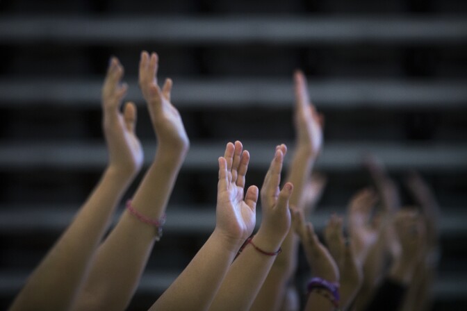 In April, students at Rancho Dominguez Preparatory School will see a performance of "Revelations" by the Alvin Ailey American Dance Theater at Dorothy Chandler Pavilion.