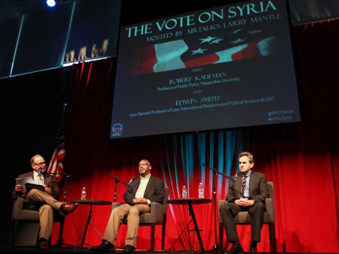 KPCC's Airtalk Host Larry Mantle speaks with public policy professors Robert G. Kaufman of Pepperdine and Edwin Smith of USC.