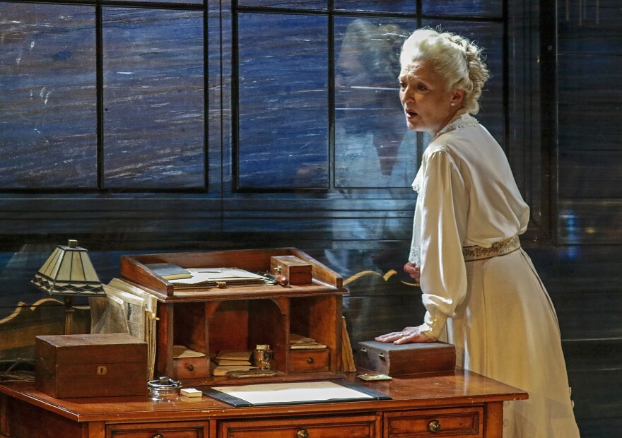 BEVERLY HILLS, CA. JUN. 08, 2018.  The Wallis Presents The Bristol Old Vic’s award-winning production of Eugene O'Neill's Pulitzer prize-winning masterpiece, LONG DAY'S JOURNEY INTO NIGHT led by director Sir Richard Eyre and starring Jeremy Irons & Lesley Manville. James and Mary Tyrone and their two sons test the bonds of a family caught in a cycle of love and resentment. As day turns to night and each member of the family indulges in their vices, the truth unravels leaving behind a quartet of ruined lives. (Photo Credit: Lawrence K. Ho)