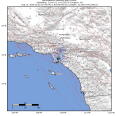 Map shows intensity of shaking of a 3.1 earthquake on Sept. 17, 2026.