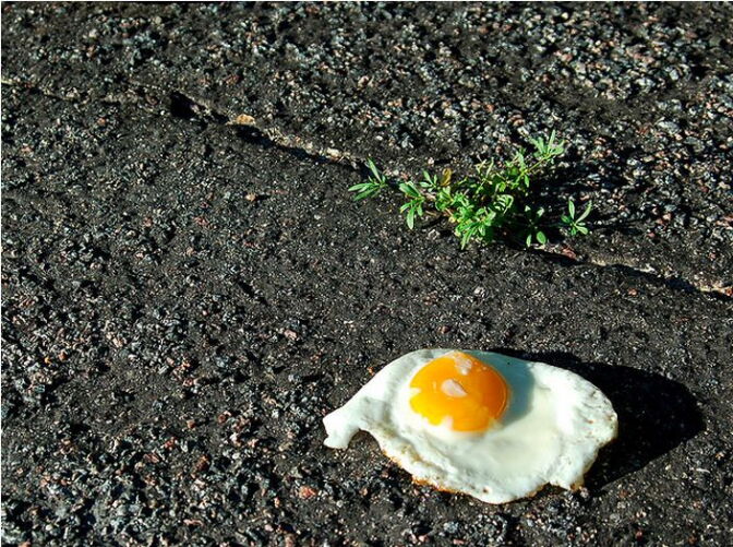 Today might just be the day to try this. Temperatures downtown are expected to be near 100 degrees.