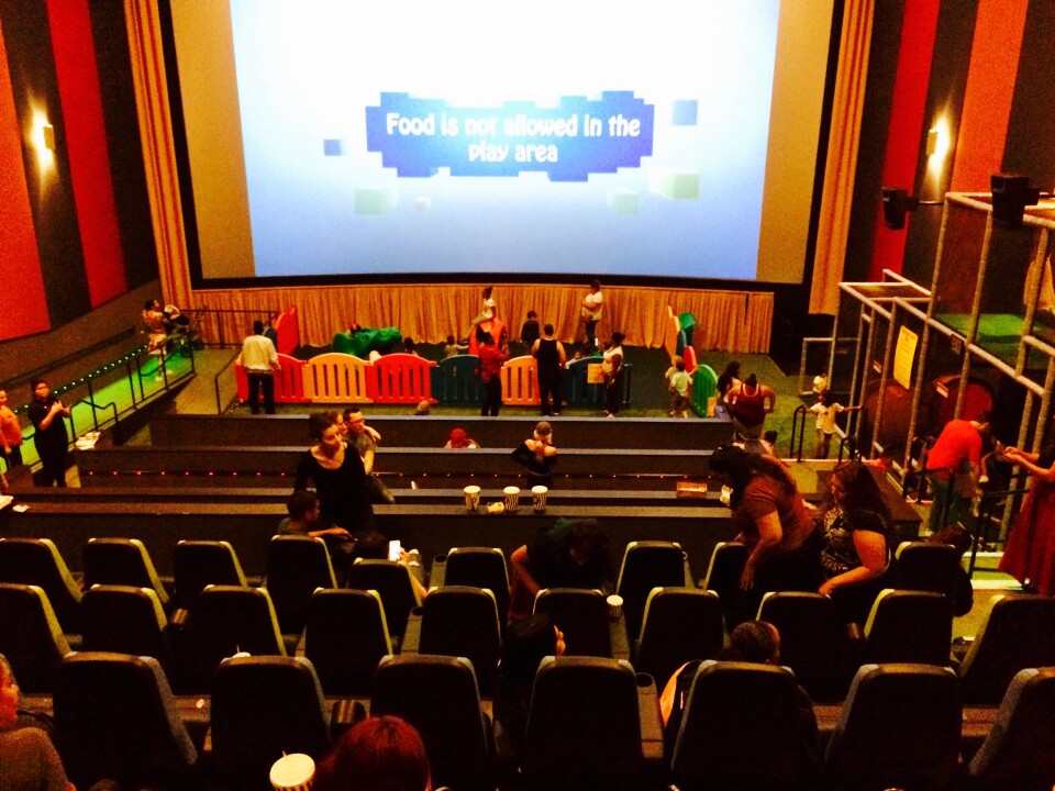 Inside the Cinepolis movie theater