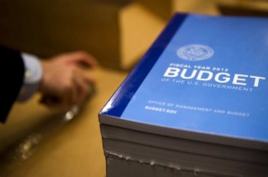 US President Barack Obama's budget is unpacked by aides of the Senate Budget Committee on Capitol Hill in Washington, DC, February 14, 2011. 
