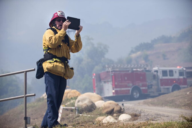 File: Ventura County Fire Department crews respond to the Casitas Fire on Thursday, April 28, 2016.
