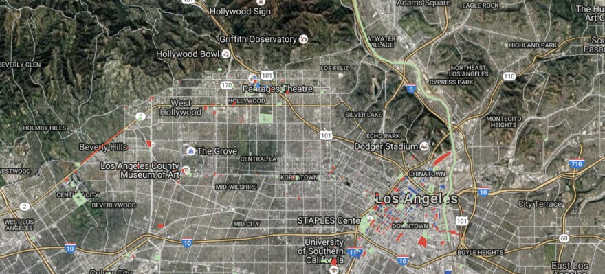 Construction Sits in Los Angeles 