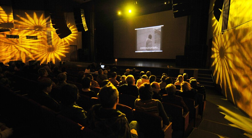 Members of the Alcoholics Anonymous self-help group take part in a meeting in Moscow, on December 1, 2012. 