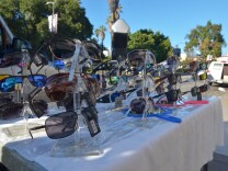 Sunglasses for sale on Alvarado Street across form MacArthur Park.