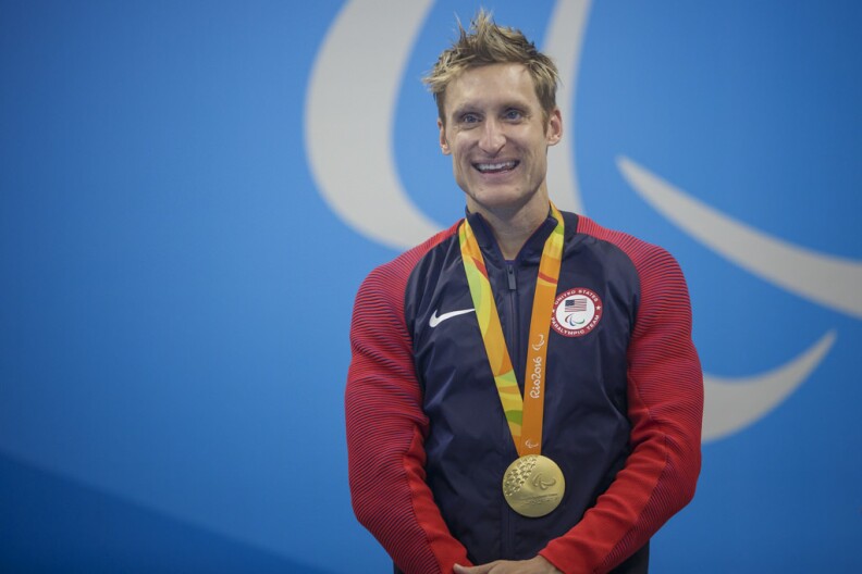 Paralympic multiple gold medalist Brad Snyder.