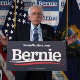 BURLINGTON, VERMONT - MARCH 04: Democratic presidential candidate Sen. Bernie Sanders (I-VT) speaks to members of the media during a news briefing at his campaign office March 4, 2020 in Burlington, Vermont. Sen. Sanders discussed various topics including the differences between his and former Vice President Joe Biden’s agenda, after Biden’s victories on Super Tuesday. (Photo by Alex Wong/Getty Images)