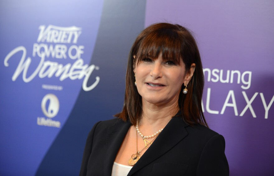 Amy Pascal, Sony Pictures Entertainment co-chairman, arrives at Variety's 5th Annual Power of Women event at the Beverly Wilshire Hotel on Friday, Oct. 4, 2013, in Beverly Hills, Calif. 