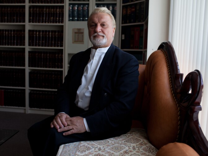 Vosgan Mekhitarian, once a priest, left the church because he was tired of power politics within the organization.