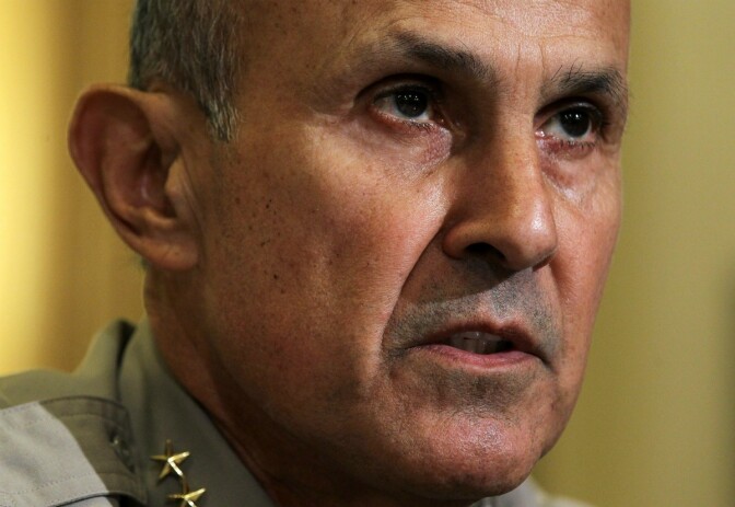 Sheriff Leroy Baca of Los Angeles County, California.