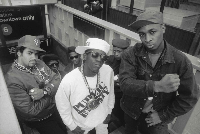 Public Enemy in New York City in 1987.