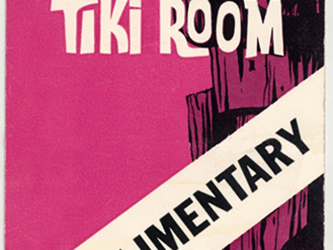 An original ticket Disneyland patrons needed to purchase in order to visit the Enchanted Tiki Room.
