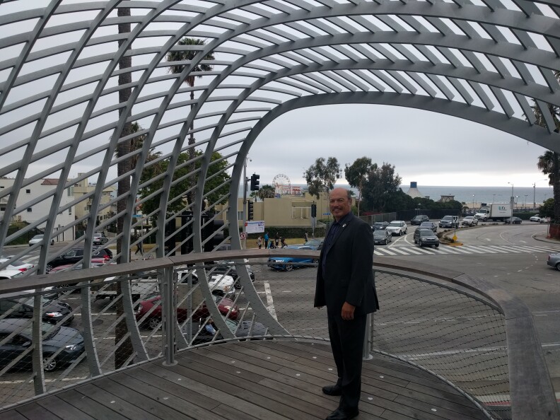 Santa Monica Mayor Tony Vazquez says Tongva Park in Santa Monica is a hidden gem close to the Expo Line's new Downtown Santa Monica stop.