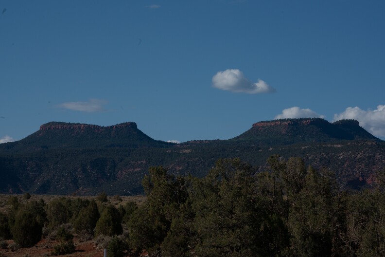 The Bears Ears buttes at Bears Ear National Monument in San Juan County, Utah in July. Biden also restored Grand Staircase-Escalante and Northeast Canyons and Seamounts national monuments on Friday.