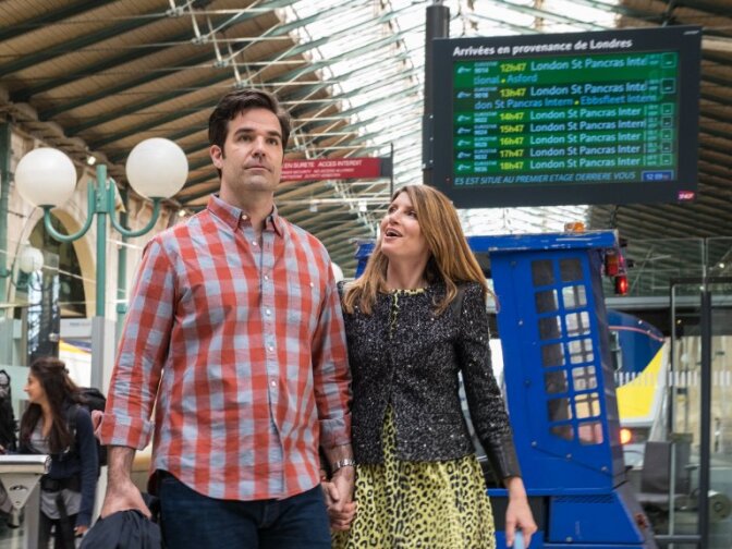 Rob Delaney and Sharon Horgan in Amazon's "Catastrophe"
