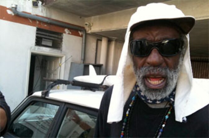 Anti-illegal immigration activist Ted Hayes leads a group called America's Black Shield. Members plan to rally in Phoenix this weekend in support of the state's illegal immigration law.