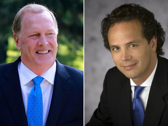 Duf Sundheim, a former state GOP chairman and lawyer, backs gay rights, abortion rights and immigration reform. Tom Del Beccaro is also a former state GOP chairman and lawyer. He has said his campaign is focused on California's water issues and prosperity.