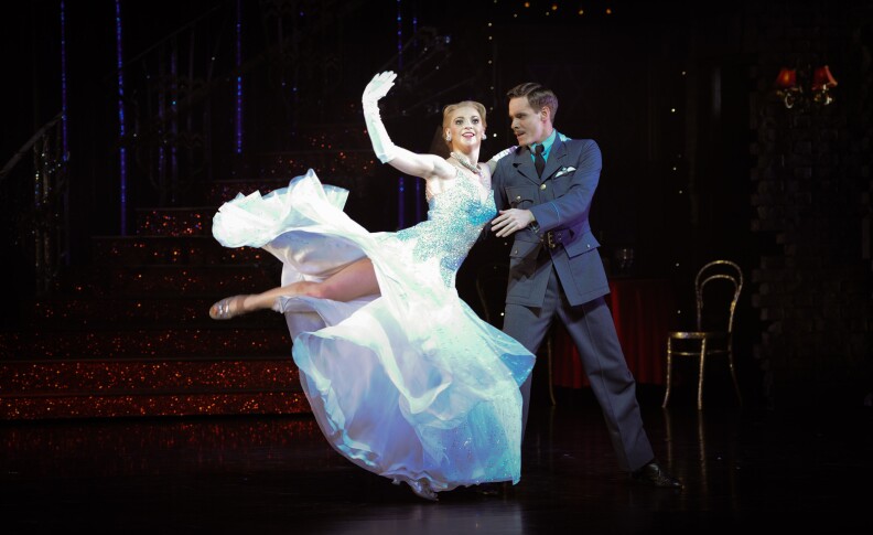 Kerry Biggin and Sam Archer perform on stage for Matthew Bourne's Cinderella at Saddler's Wells on December 7, 2010 in London, England.