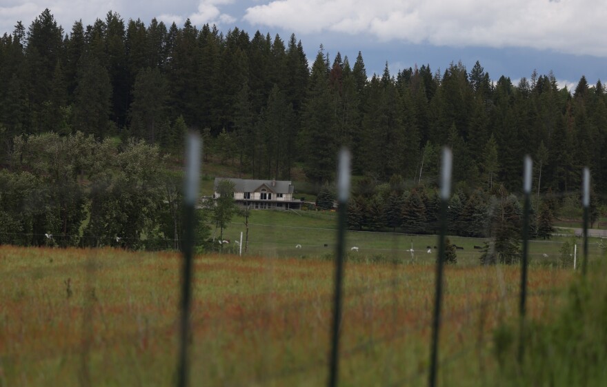 The 20-acre former site of the Aryan Nations in Hayden, Idaho, is now a privately owned ranch.