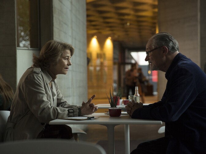 Charlotte Rampling and Jim Broadbent in THE SENSE OF AN ENDING, a film based on the Booker Award-winning novel of the same name by Julian Barnes. (CBS Films/Lionsgate)