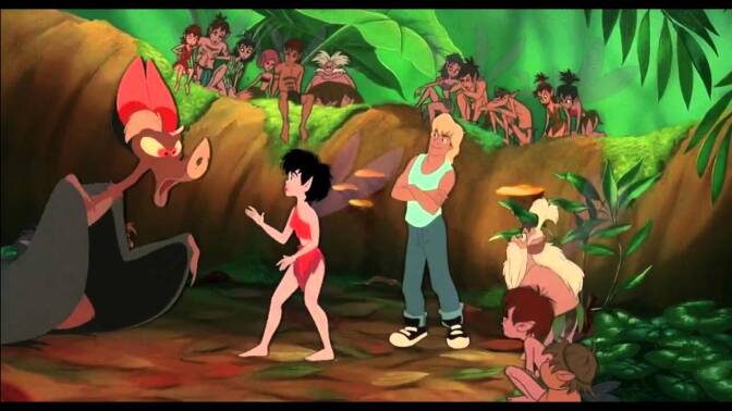 A scene from "FernGully: The Last Rainforest."