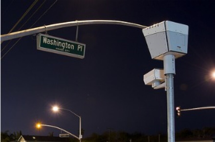 Traffic camera in Culver City, CA