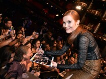 "Scandal's" Darby Stanchfield with fans at PaleyFest L.A. 2016 honoring Scandal, presented by The Paley Center for Media, at the Dolby Theatre on March 15, 2016 in Hollywood.