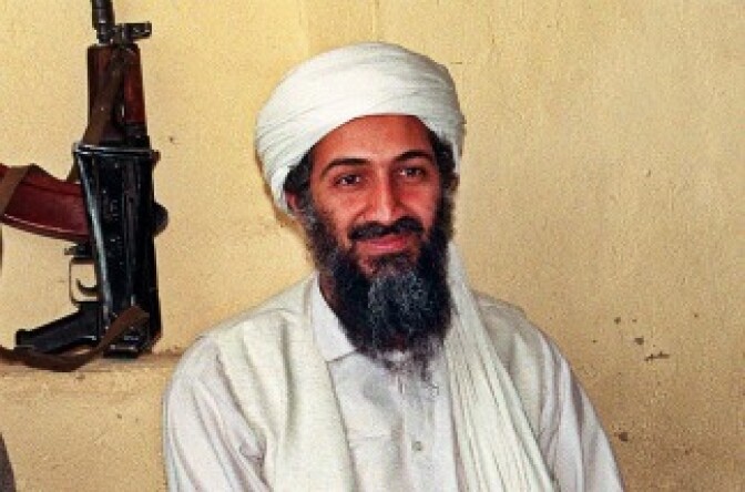 An undated file picture of Saudi dissident Osama Bin Laden, in an undisclosed place inside Afghanistan. 