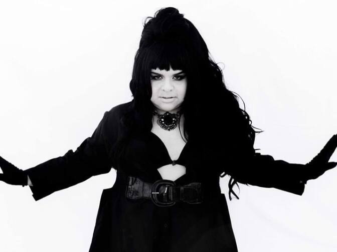 Drew Arriola-Sands of the South Gate punk band Trap Girl. Courtesy Drew Arriola-Sands