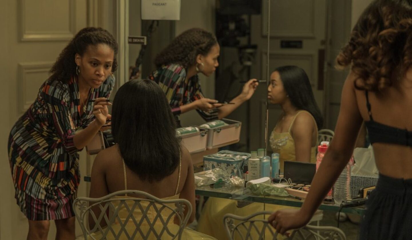 Nicole Beharie (L) and Alexis Chikaeza (R) in "Miss Juneteenth".