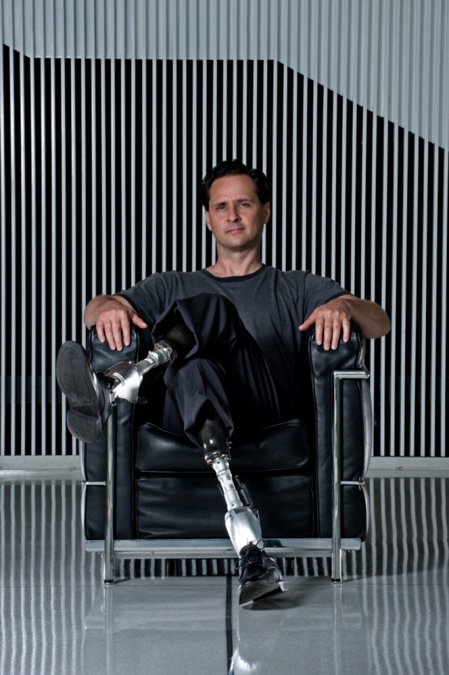 Hugh Herr is a biophysicist and rock climber. He is the holder or co-holder of 10 patents related to prosthetic devices.