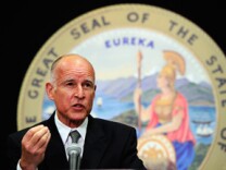 California Attorney General Jerry Brown speaks during a news conference on July 26, 2010 in Los Angeles, California. Brown, who is also the democratic gubernatorial candidate, said his office has issued subpoenas for hundreds of employment, salary and other records from the city of Bell, as part of an investigation into the hefty salaries being paid to top administrators and elected officials.
