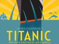 From the poster for the live reading of "James Cameron's Titanic" by Jen D'Angelo.