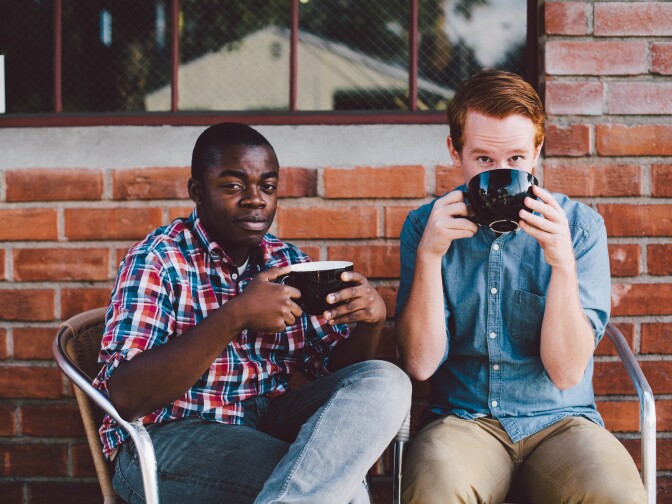 "Gilmore Guys" hosts Demi Adejuyigbe and Kevin Porter