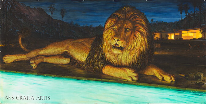 Walton Ford's "Ars Gratia Artis," at Gagosian Gallery in Beverly Hills through December 16